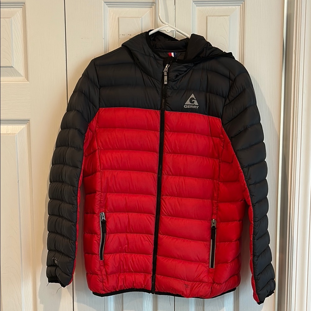 Gerry Weber Red and Black Kids Puffer Jacket